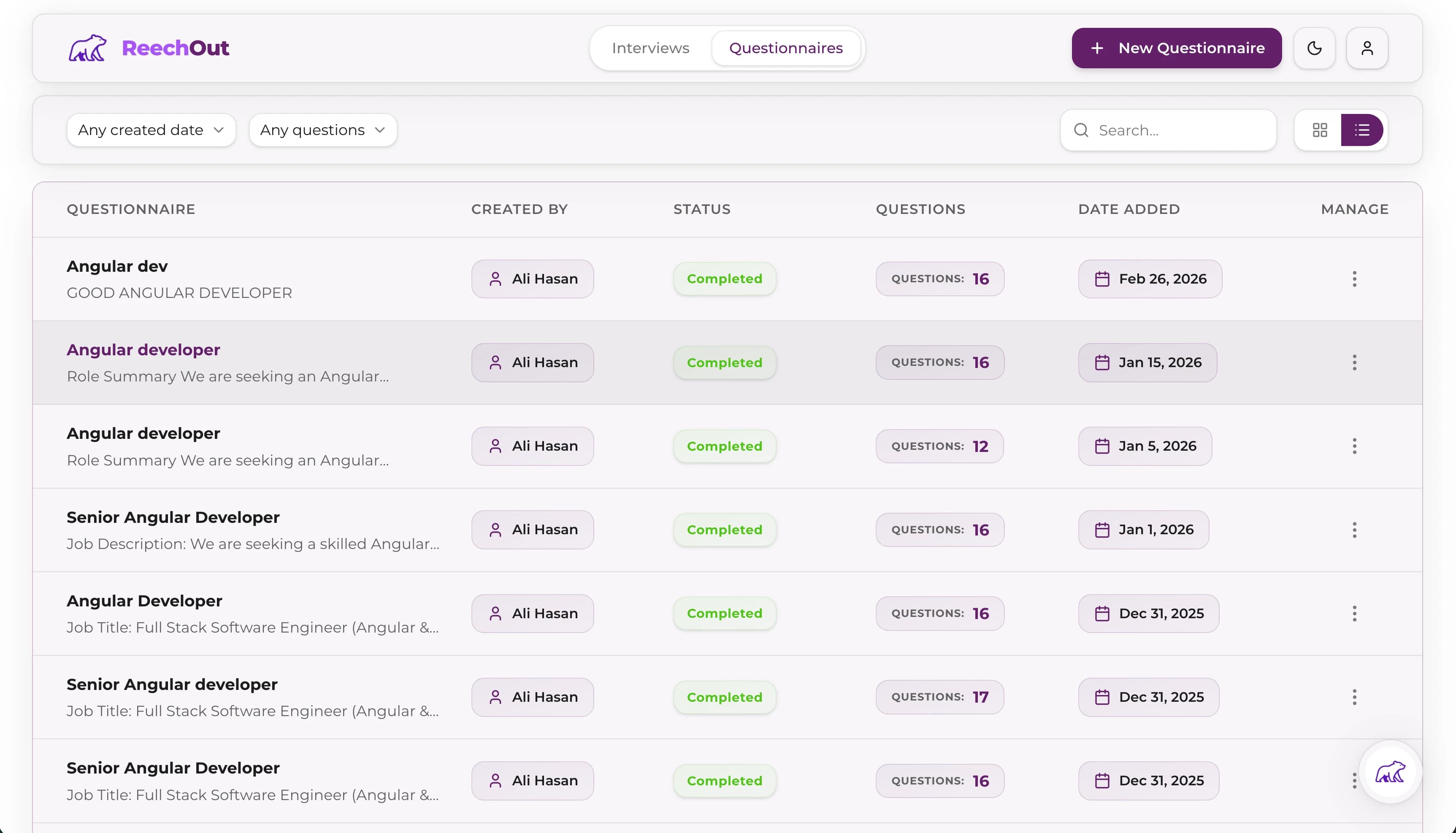 ReechOut AI Recruitment Software — Smart Screening