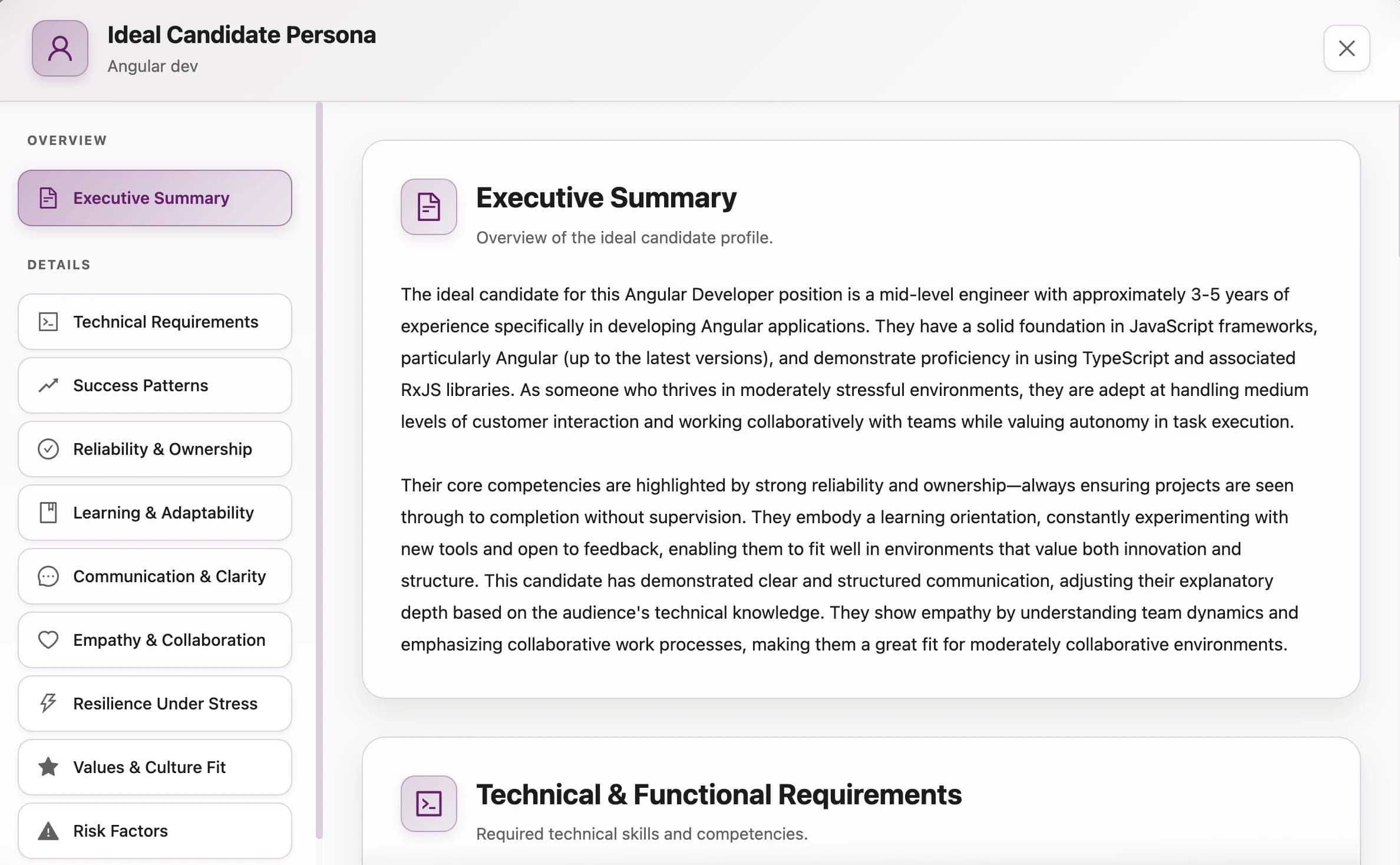 ReechOut AI Recruitment Software — Candidate Personas